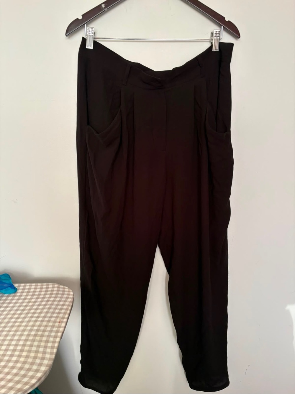 Eileen Fisher 100% Silk Black Pants - Size Medium